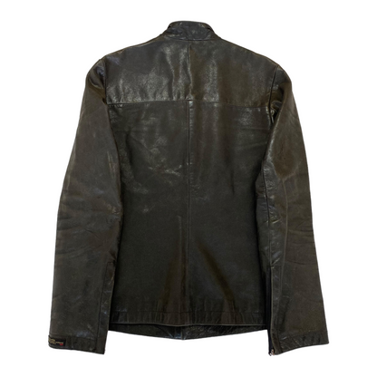 2000's Leather Jacket (M)