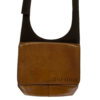 90's Miu Miu Crossbody Leather Bag