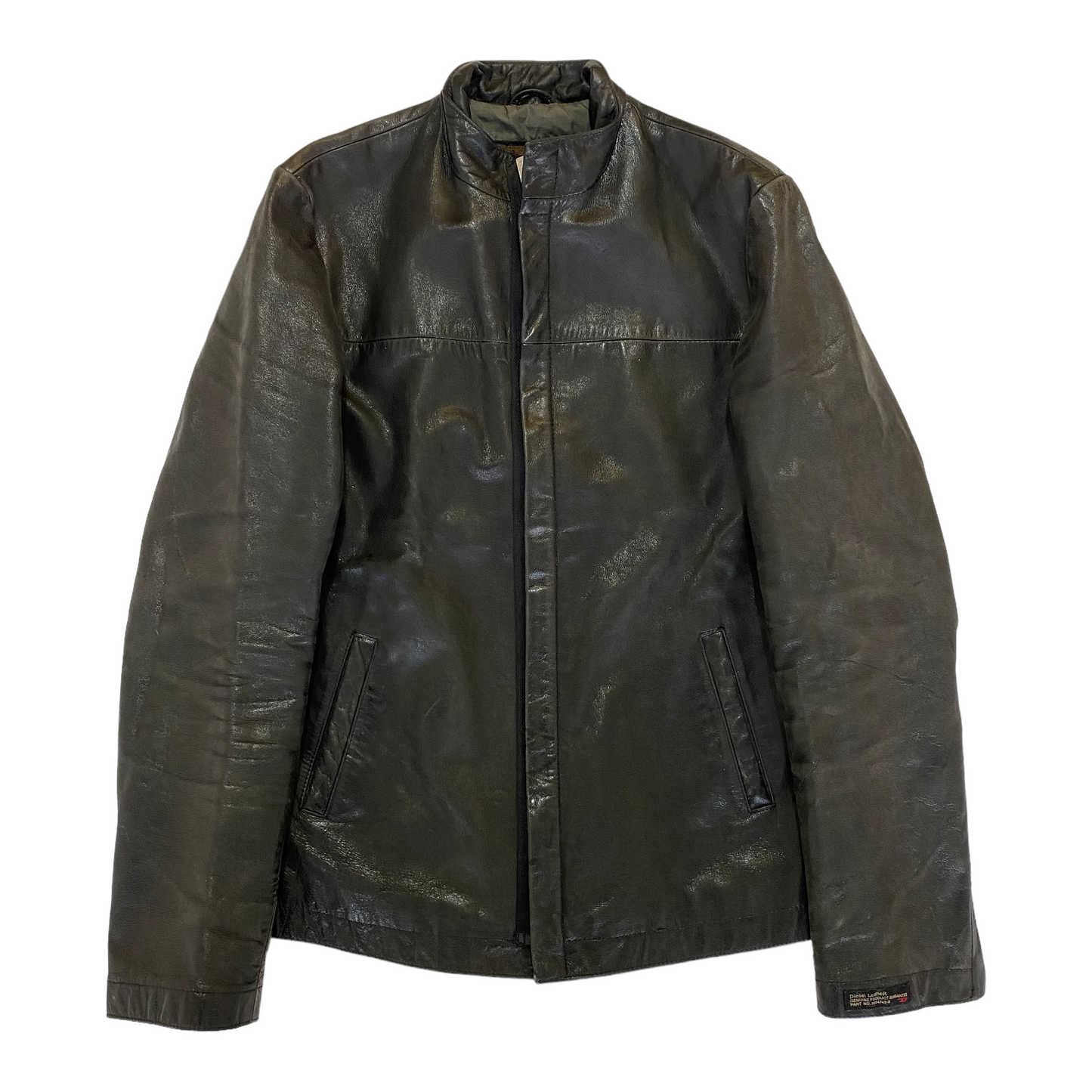 2000's Leather Jacket (M)