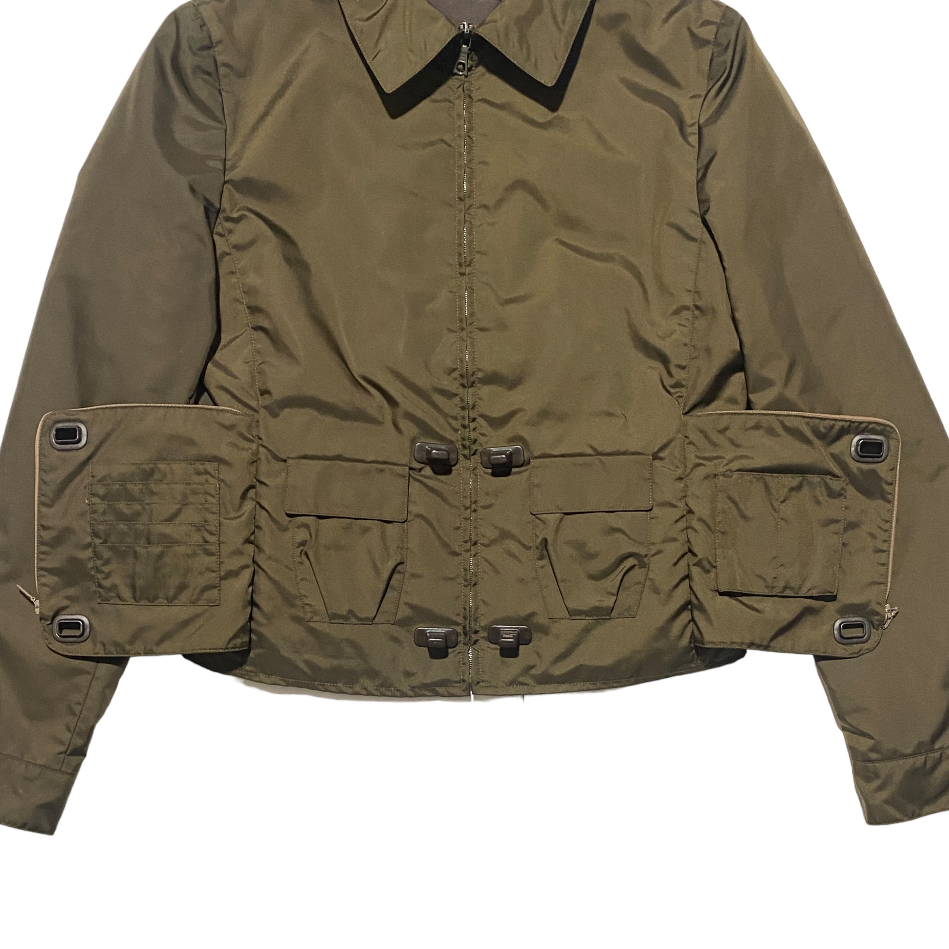 S/S 1999 Miu Miu Hidden Pockets Jacket (46) – Bintagged