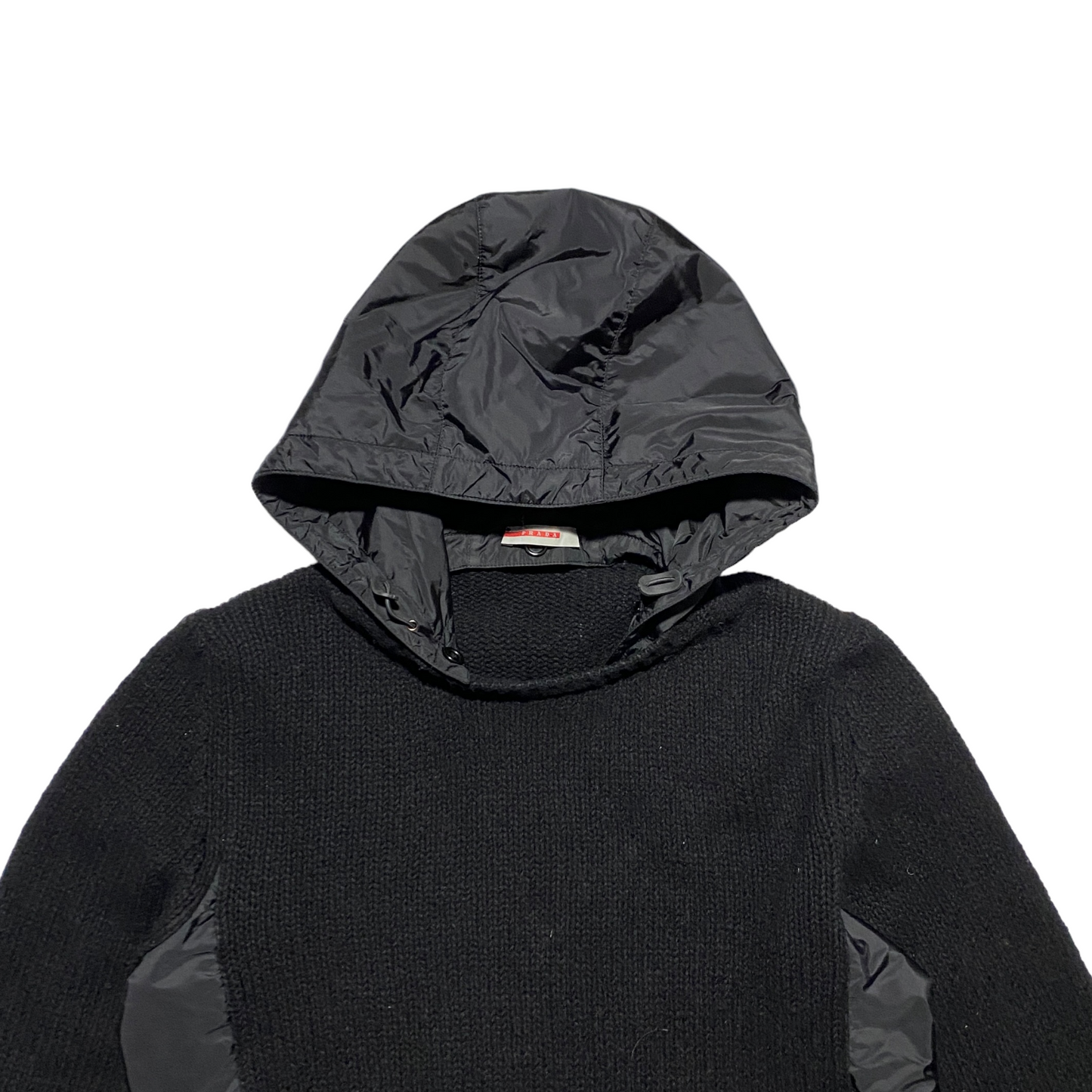 00's Prada Sport Knit Hoodie (L)