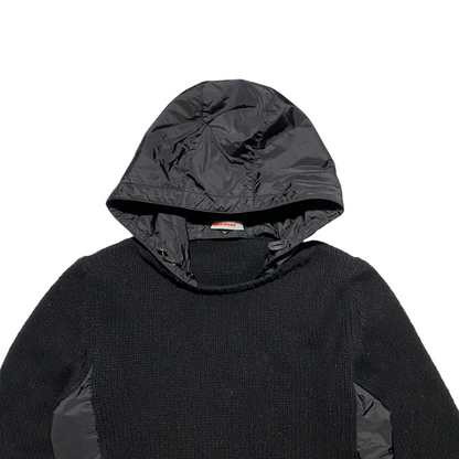 00's Prada Sport Knit Hoodie (L)