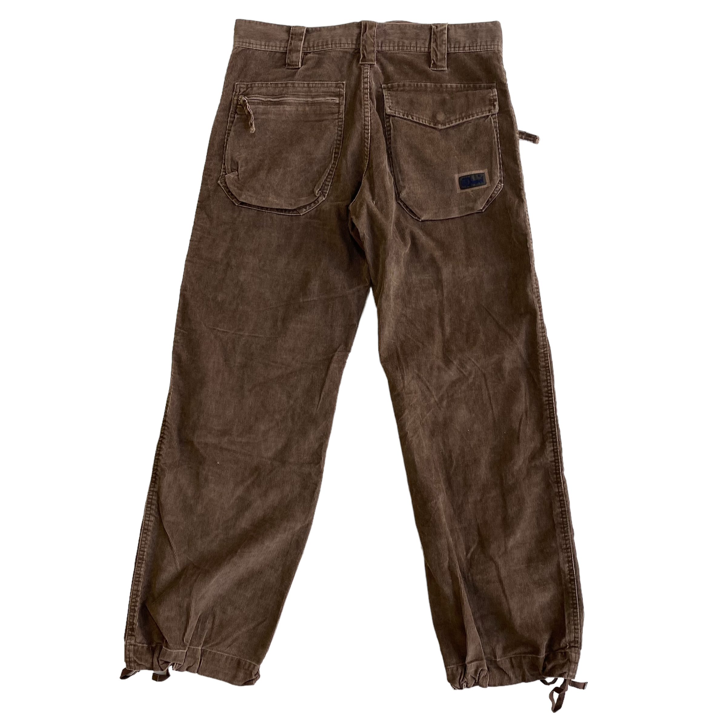 2000's Adjustable Waist Corduroy Cargo Pants (45W)