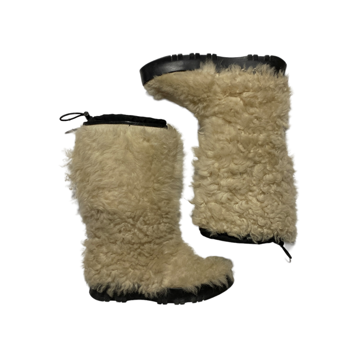 00´S Prada Faux Fur Boots (38/39EU)