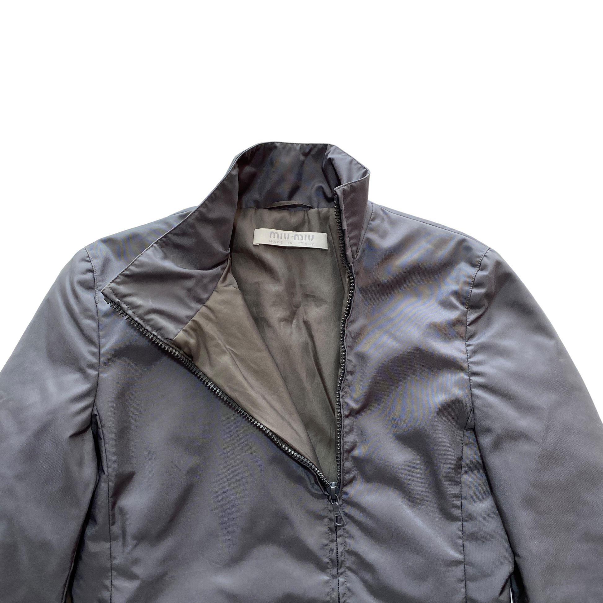 F/W 1999 Miu Miu Asymmetrical Tech Jacket (40) – Bintagged