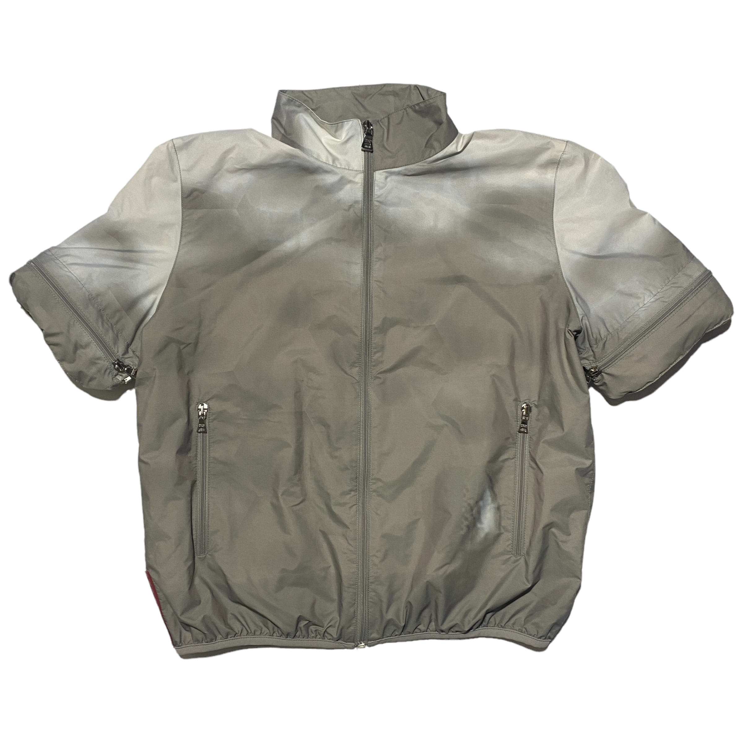 SS 2000's Prada Sport Grey Cloud Folding Sleeves Jacket (M-S)