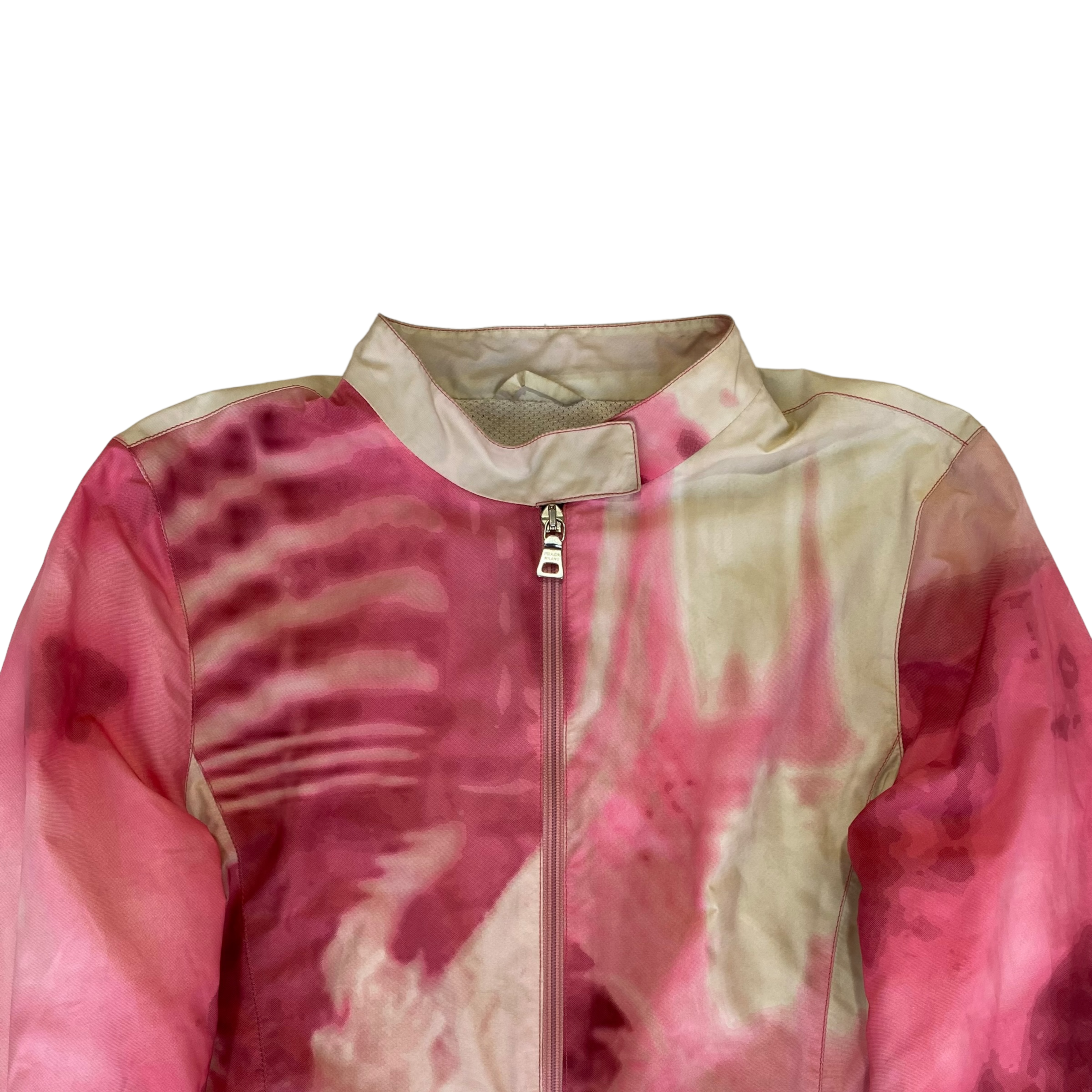 S/S 2000 Abstract Pink Cloud Print Jacket (40)