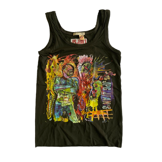 S/S 2001 Jean Paul Gaultier Basquiat Graffiti Tank Top (M)