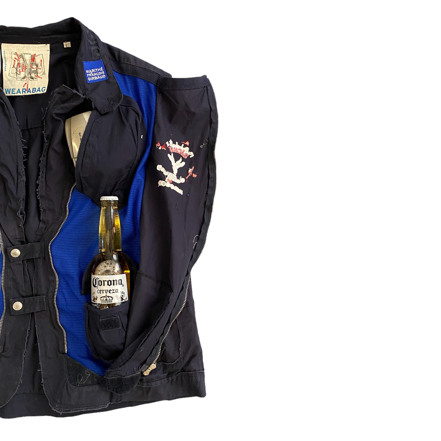 00's Marithé François Girbaud “Waearabag” Tech Vest (L)