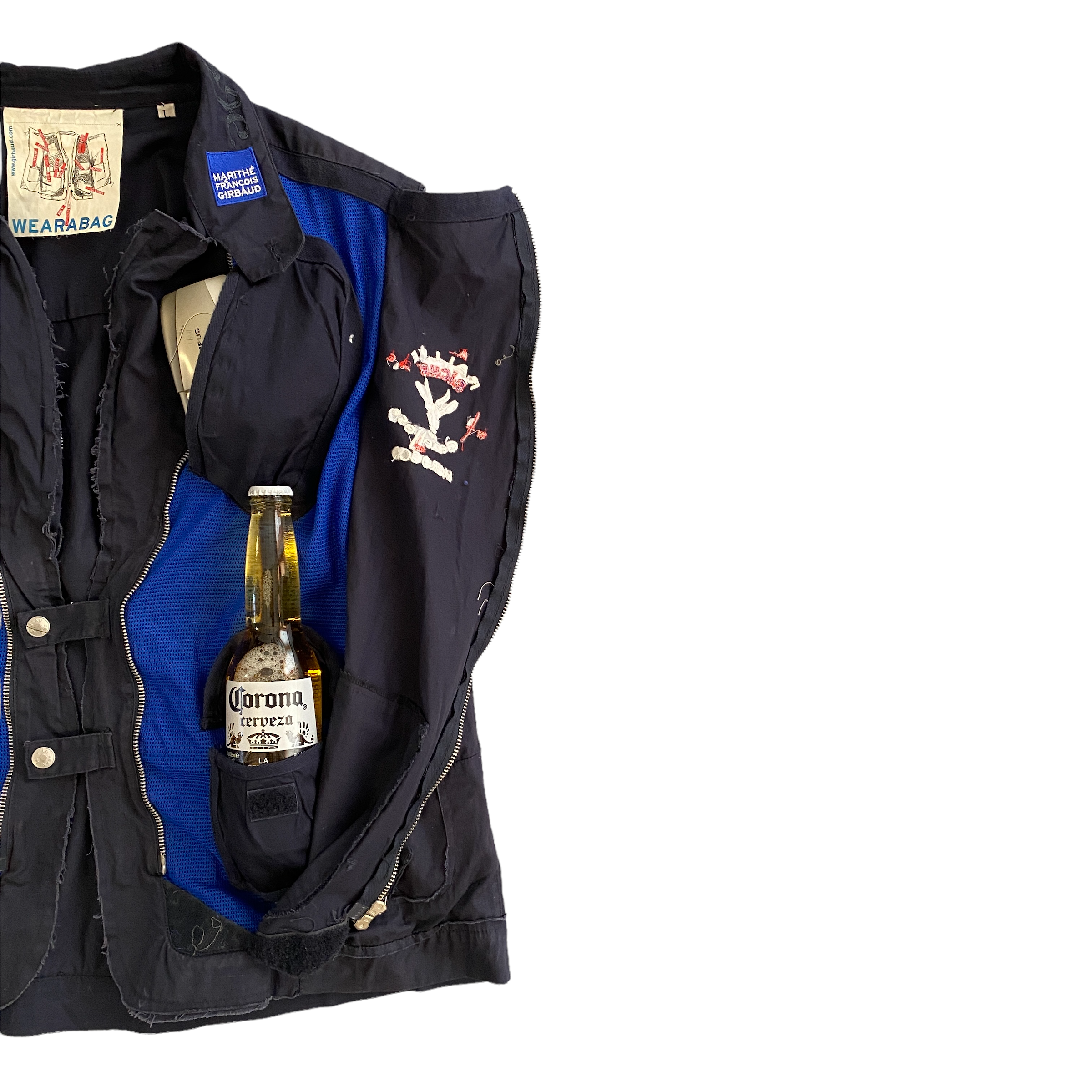 00's Marithé François Girbaud “Waearabag” Tech Vest (L)