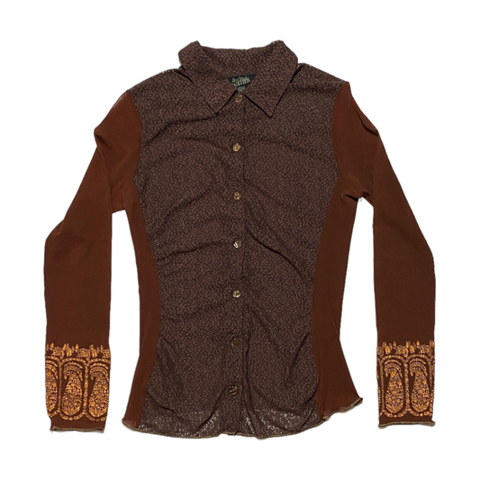 00's Jean Paul Gaultier Mesh Shirt (M)