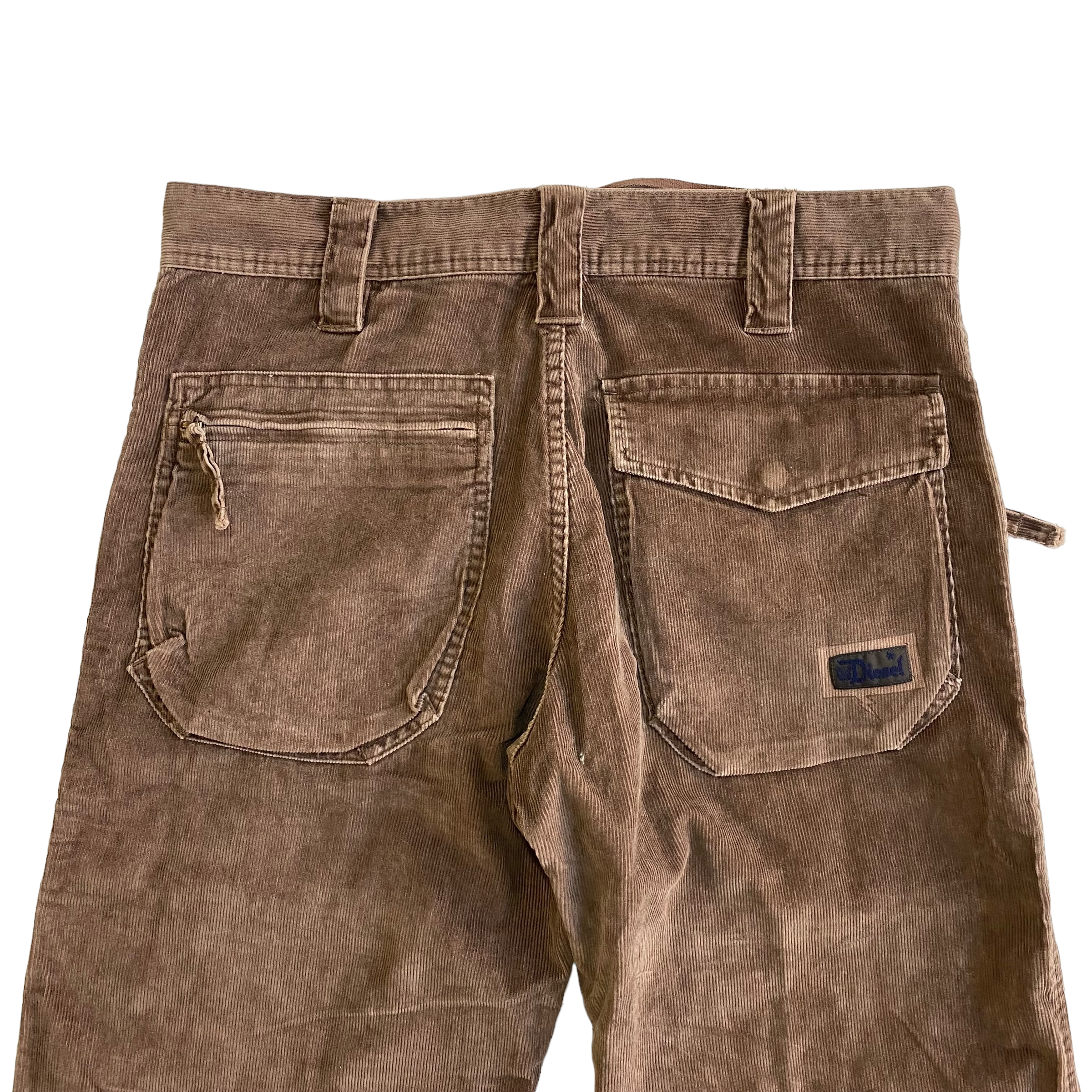 2000's Adjustable Waist Corduroy Cargo Pants (45W)