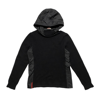 00's Prada Sport Knit Hoodie (L)