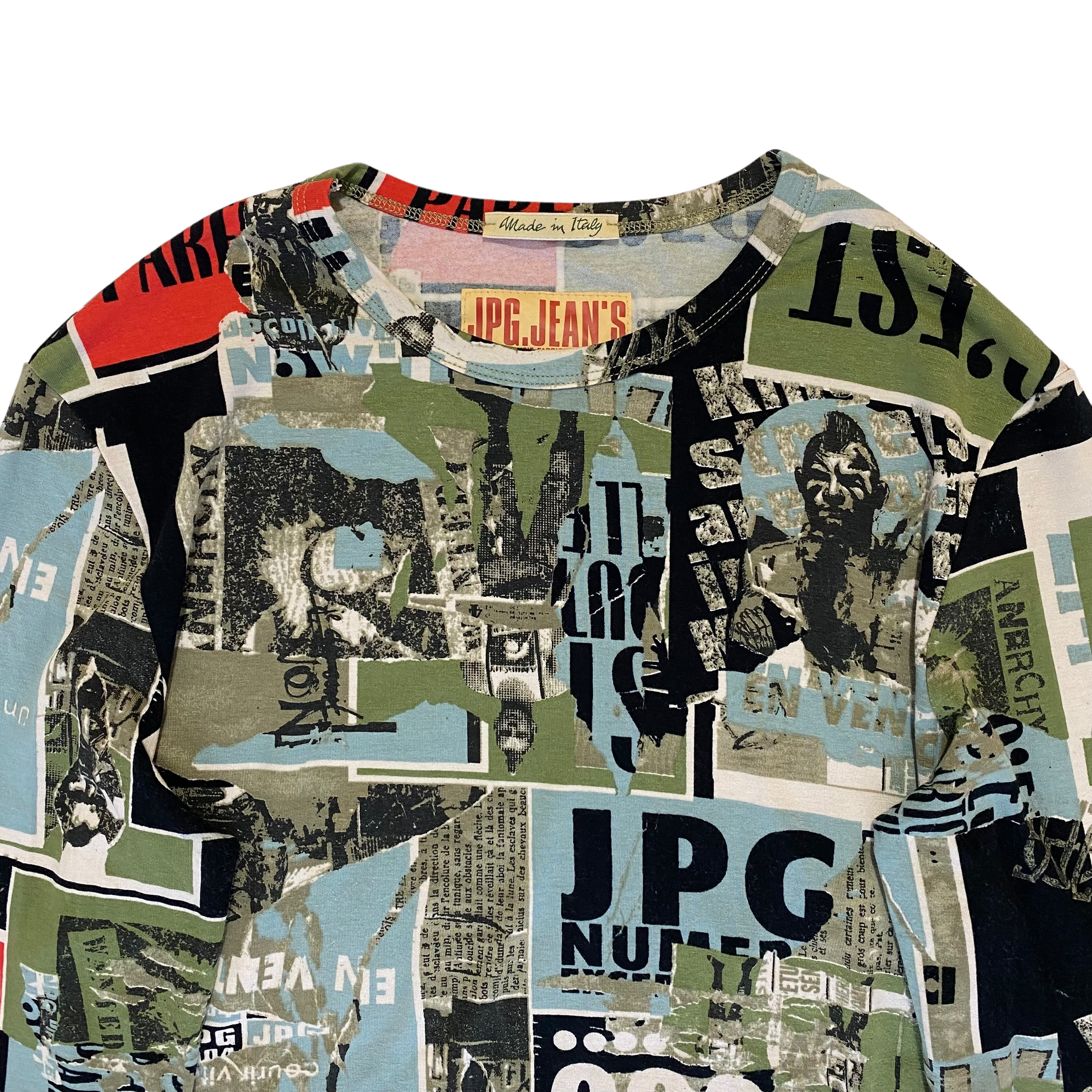 2004 Jean Paul Gaultier JPG Jeans t-shirt (L)