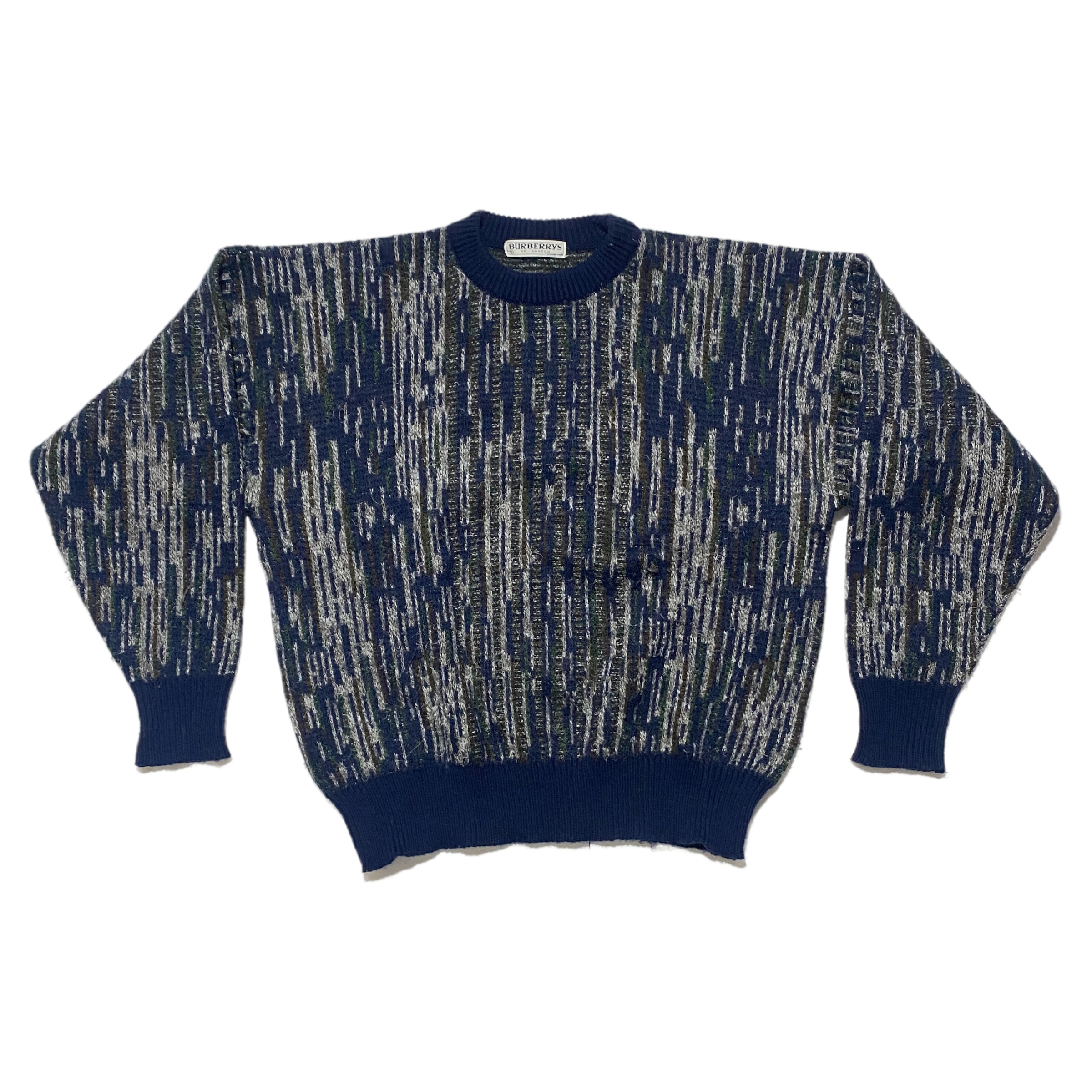 80's Burberrys Knit Jersey (L)
