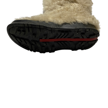 00´S Prada Faux Fur Boots (38/39EU)