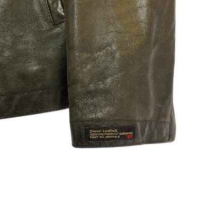 2000's Leather Jacket (M)