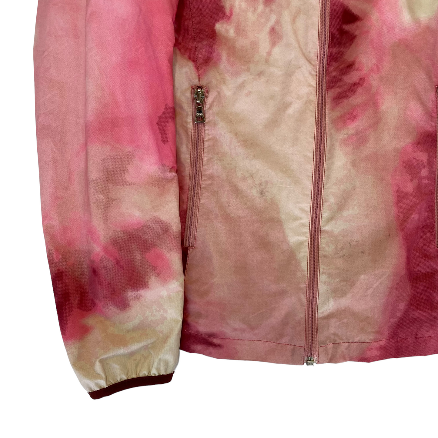 S/S 2000 Prada Sport Abstract Pink Cloud Print Jacket (40)