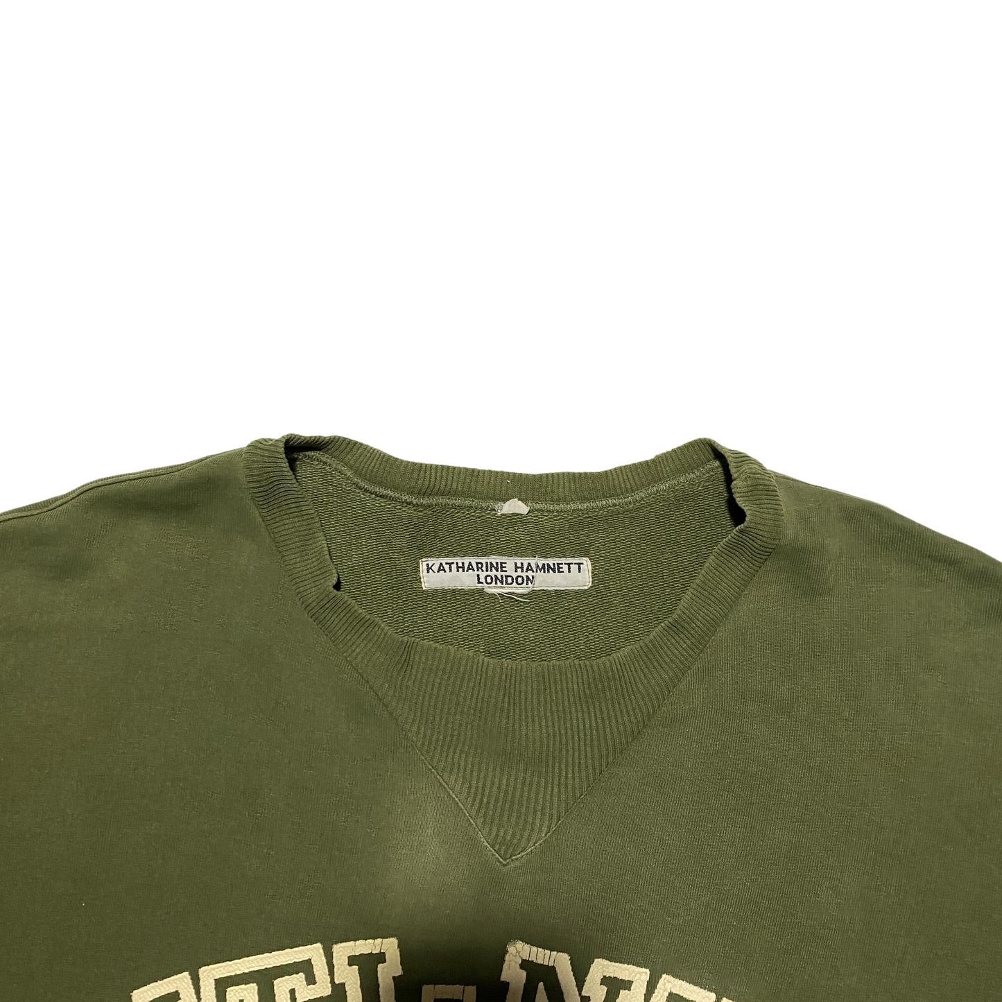 1986  Katharine Hamnett “ANTI-NUKE” Sweatshirt (XL)