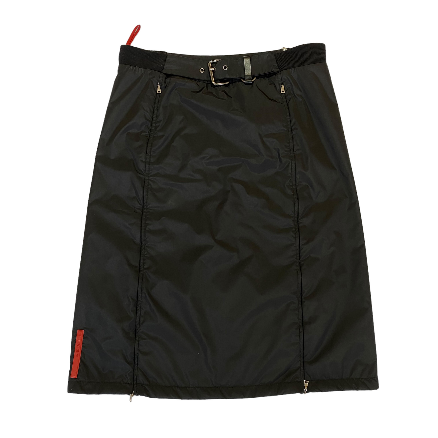 00’s Prada Sport Double Zip Skirt (38W)