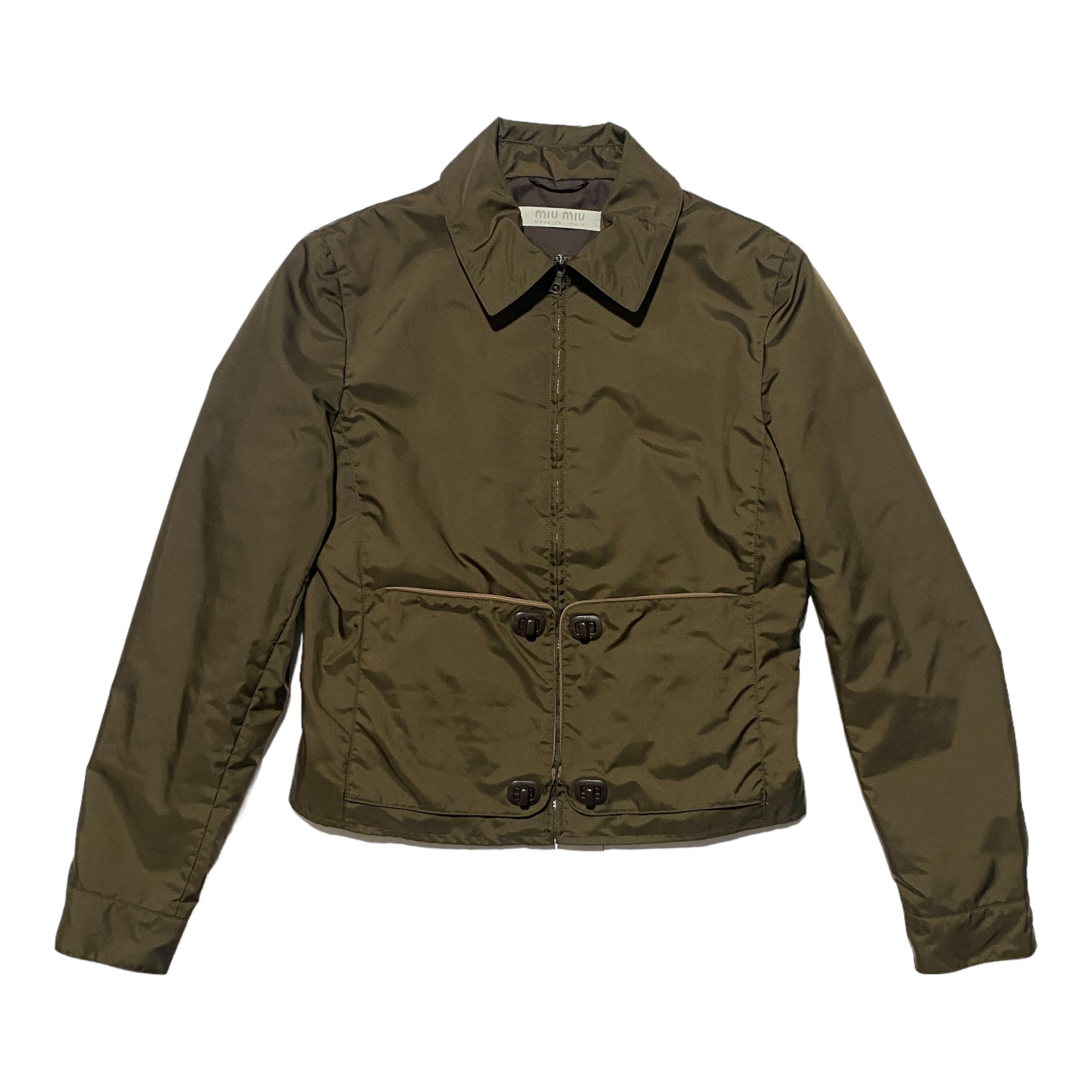 S/S 1999 Miu Miu Hidden Pockets Jacket (46) – Bintagged S/S 1999 Miu Miu Hidden Pockets Jacket (46) – Bintagged