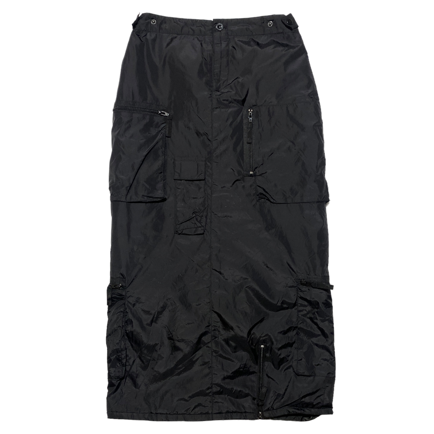 00's DKNY Cargo Midi Parachute Skirt (34-36)