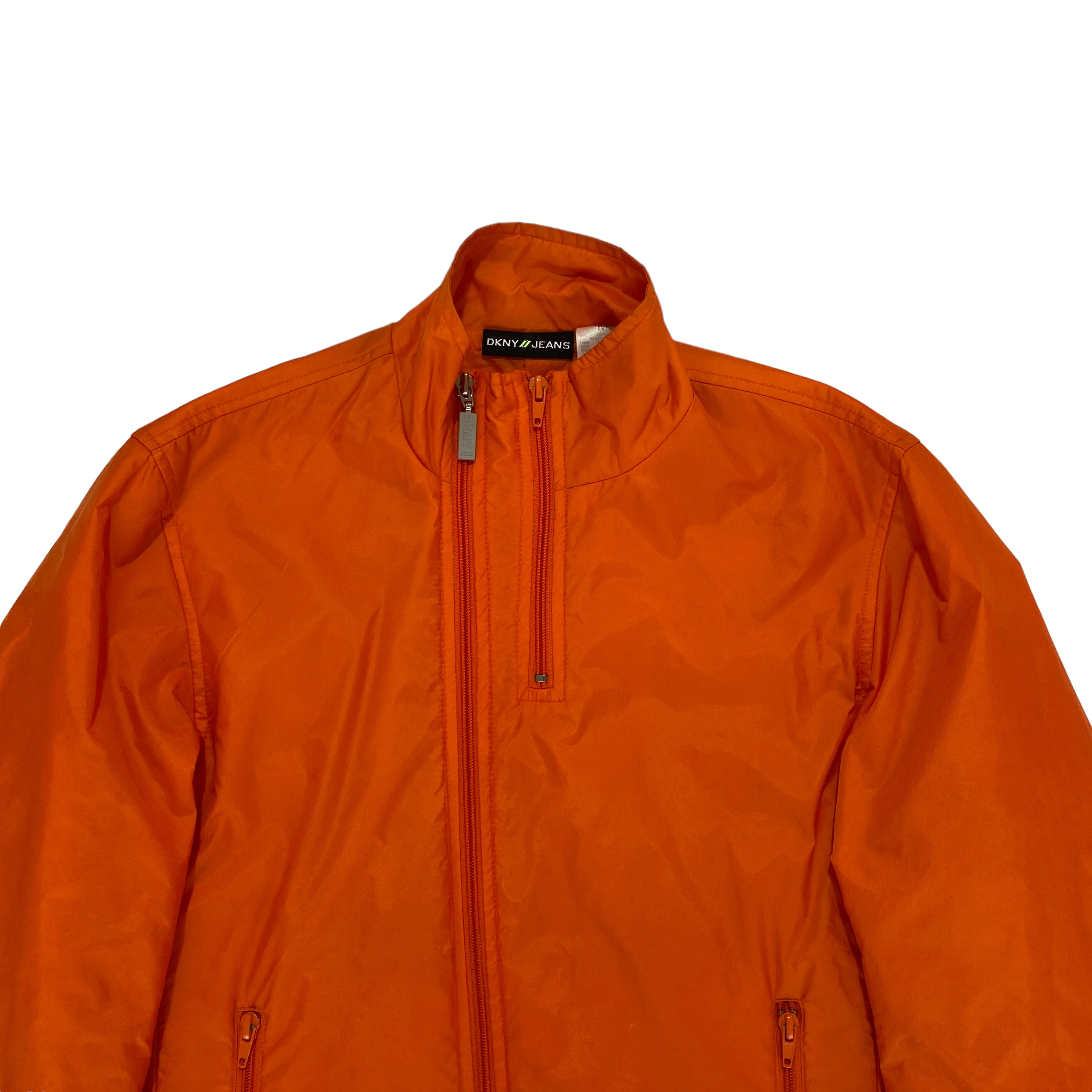 00's DKNY Asymmetric Cargo Light Jacket (M)