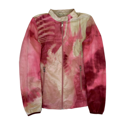 S/S 2000 Prada Sport Abstract Pink Cloud Print Jacket (40)