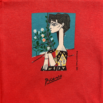2003 Picasso ''Jacqueline With Flowers'' Vintage Tee (M)