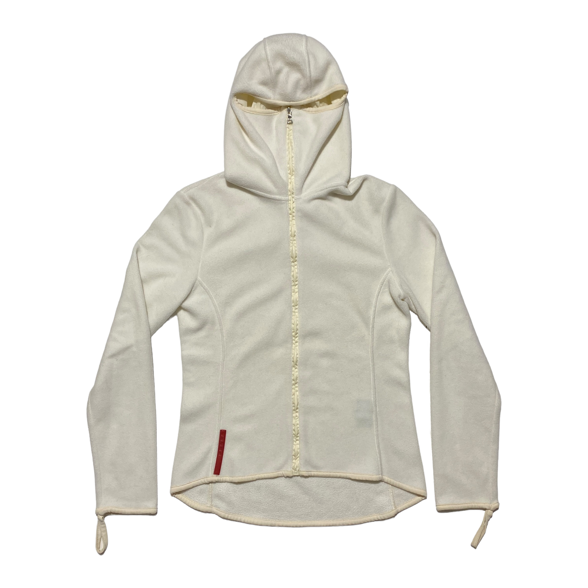 F/W 1999 Prada Sport Balaclava fleece hoodie (M) – Bintagged F/W 1999 Prada Sport Balaclava fleece hoodie (M) – Bintagged